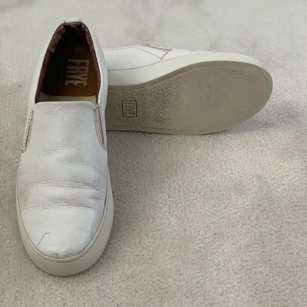 Frye loafers Lena LEATHER Slip On shoes size 8